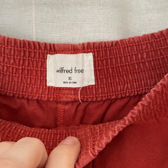 Wilfred Free Rust Shorts - Picture 2 of 6